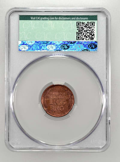CAC Grading Coin Reverse