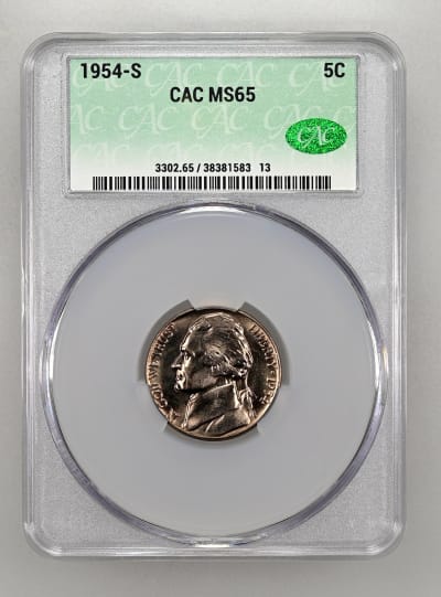 CAC Grading Coin Obverse
