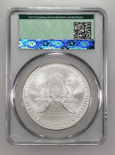 CAC Grading Coin Reverse