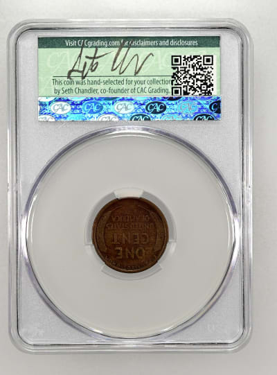 CAC Grading Coin Reverse