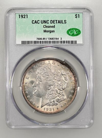 CAC Grading Coin Obverse