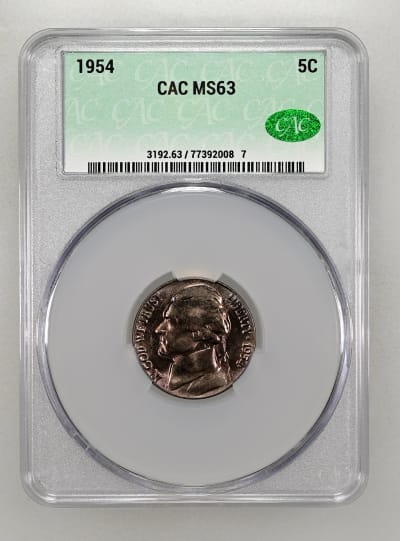 CAC Grading Coin Obverse