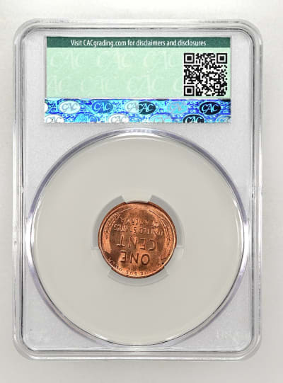 CAC Grading Coin Reverse