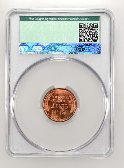CAC Grading Coin Reverse