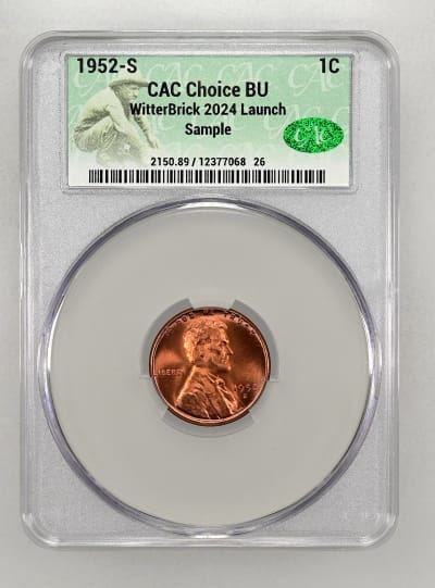 CAC Grading Coin Obverse