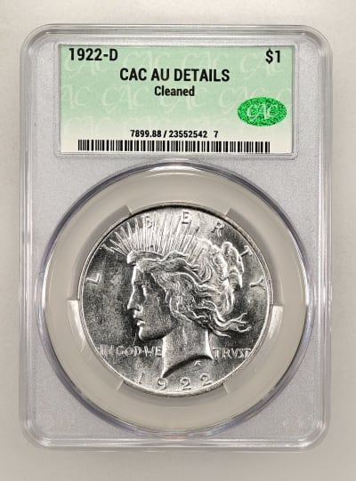 CAC Grading Coin Obverse