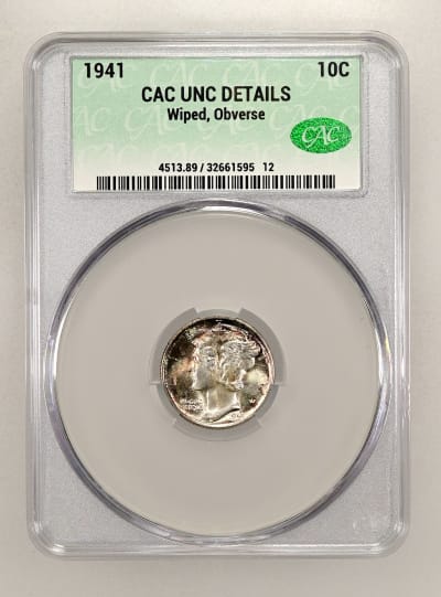 CAC Grading Coin Obverse
