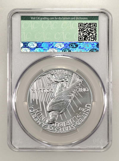 CAC Grading Coin Reverse