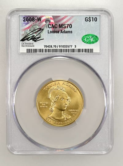 CAC Grading Coin Obverse