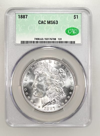 CAC Grading Coin Obverse