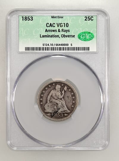 CAC Grading Coin Obverse