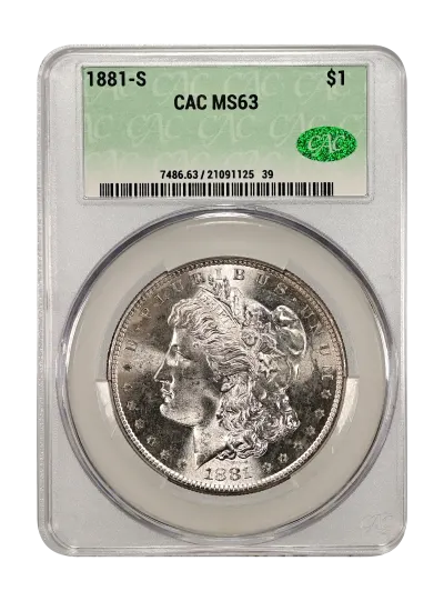 CAC Grading Coin Obverse