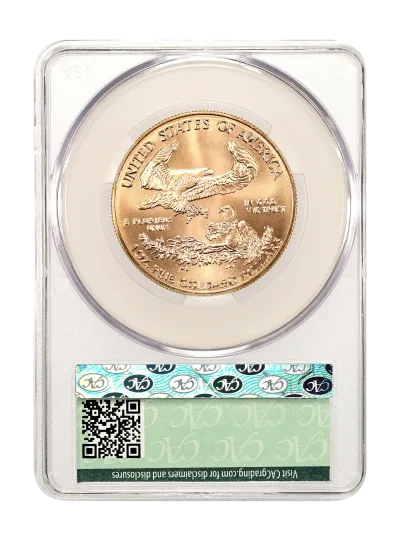 CAC Grading Coin Reverse