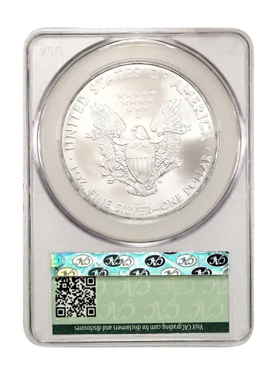 CAC Grading Coin Reverse