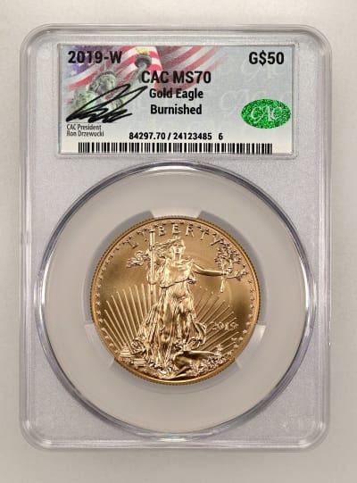 CAC Grading Coin Obverse