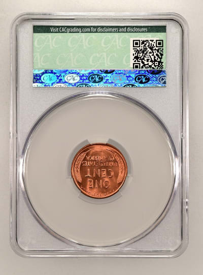 CAC Grading Coin Reverse