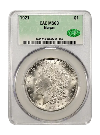 CAC Grading Coin Obverse
