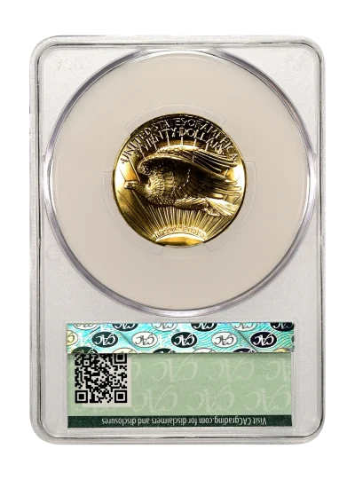 CAC Grading Coin Reverse