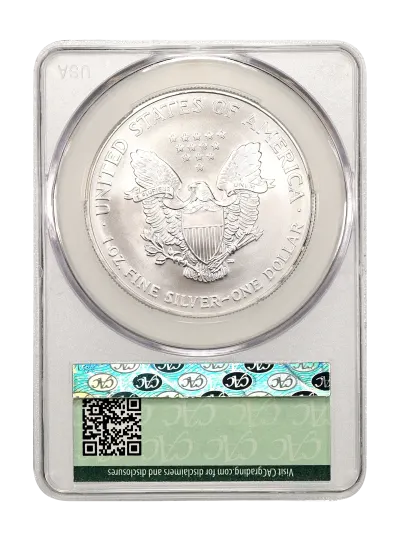 CAC Grading Coin Reverse