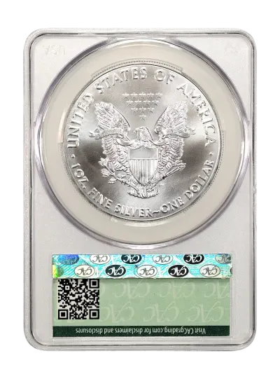 CAC Grading Coin Reverse