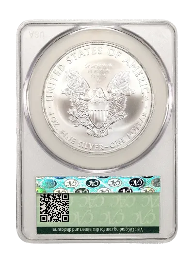 CAC Grading Coin Reverse