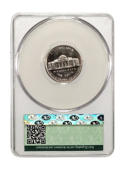 CAC Grading Coin Reverse