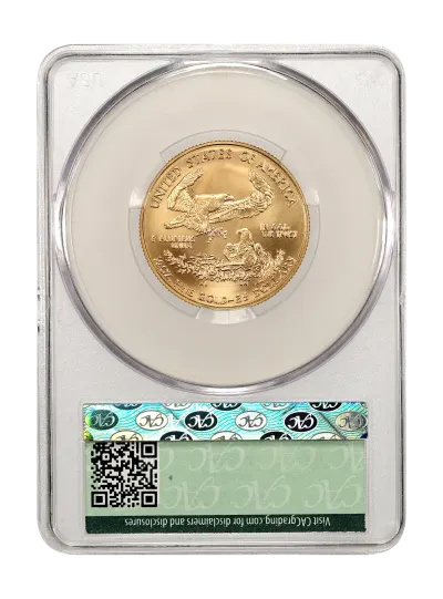 CAC Grading Coin Reverse
