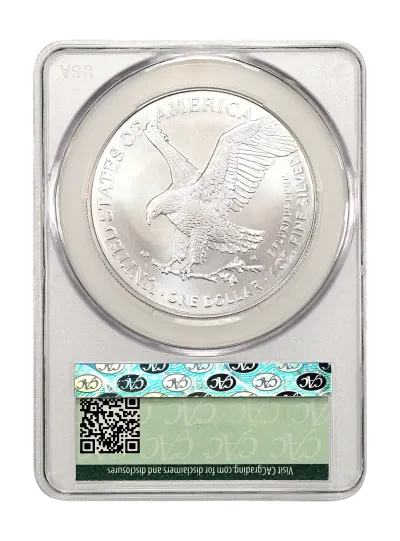 CAC Grading Coin Reverse