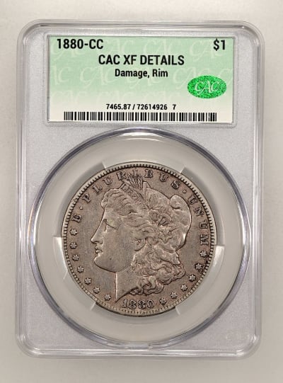 CAC Grading Coin Obverse