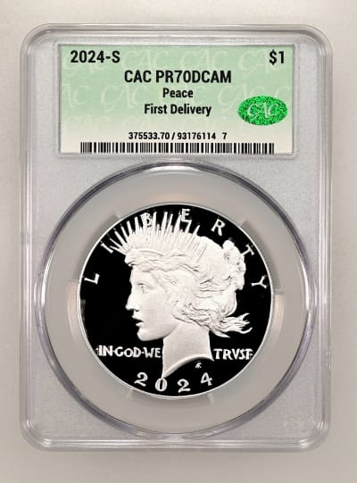 CAC Grading Coin Obverse