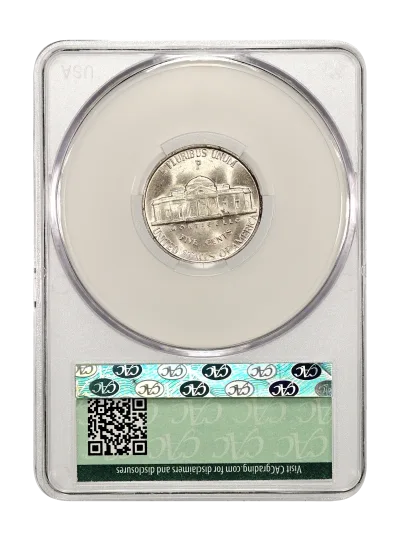 CAC Grading Coin Reverse