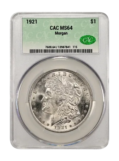 CAC Grading Coin Obverse