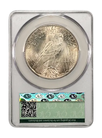 CAC Grading Coin Reverse