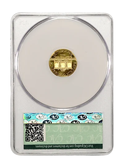 CAC Grading Coin Reverse