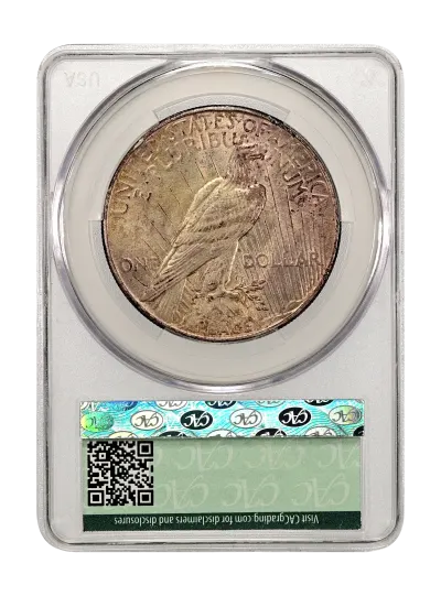 CAC Grading Coin Reverse