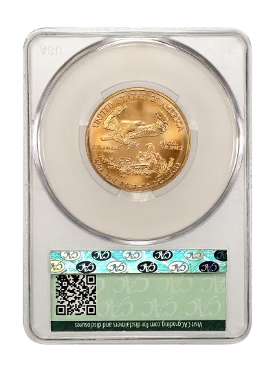 CAC Grading Coin Reverse