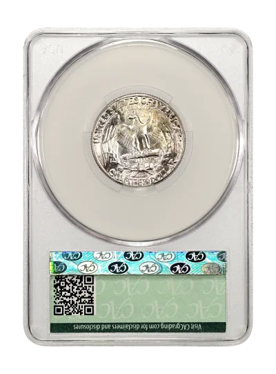 CAC Grading Coin Reverse