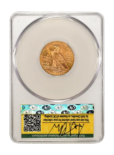 CAC Grading Coin Reverse