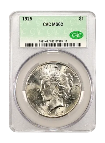 CAC Grading Coin Obverse