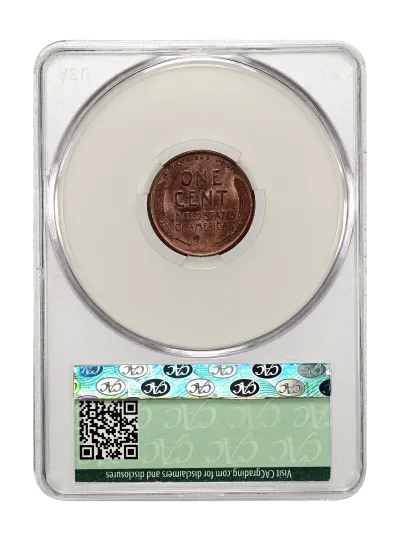 CAC Grading Coin Reverse