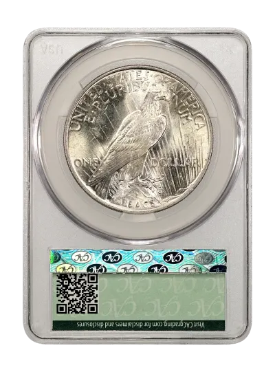 CAC Grading Coin Reverse