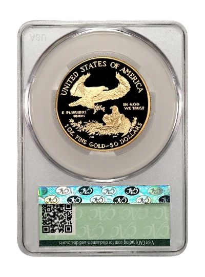 CAC Grading Coin Reverse