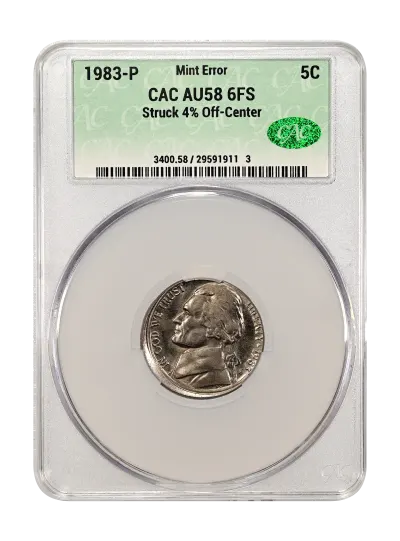 CAC Grading Coin Obverse