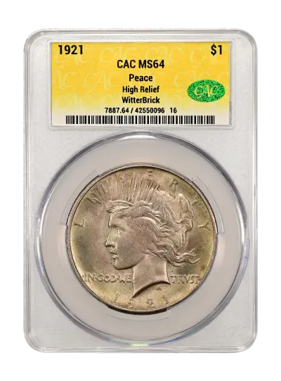 CAC Grading Coin Obverse