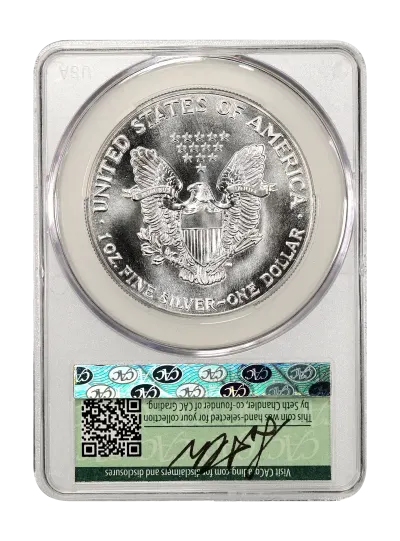 CAC Grading Coin Reverse