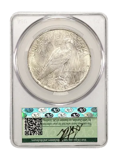 CAC Grading Coin Reverse