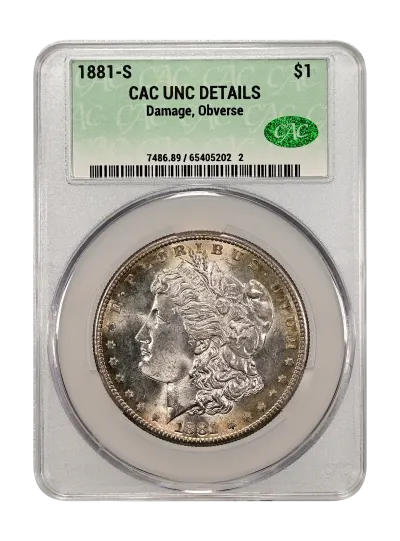 CAC Grading Coin Obverse