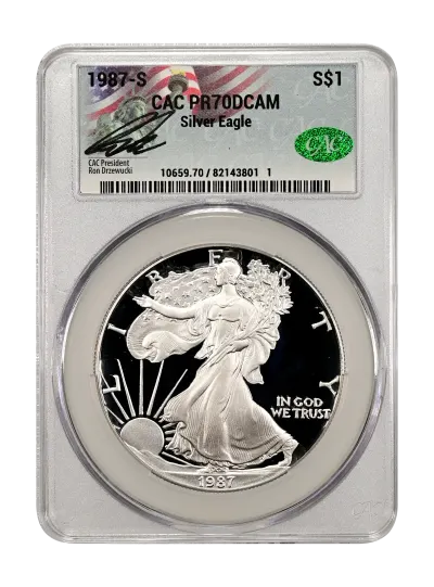 CAC Grading Coin Obverse