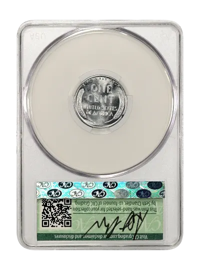 CAC Grading Coin Reverse