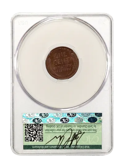 CAC Grading Coin Reverse